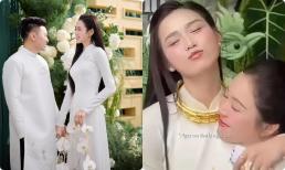 Số vàng hồi môn của Hoa hậu Đỗ Thị Hà nhận trong lễ ăn hỏi