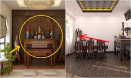 3 vị trí 'đại kỵ' tuyệt đối không nên đặt bàn thờ, tránh hao tổn tài vận, bệnh tật triền miên