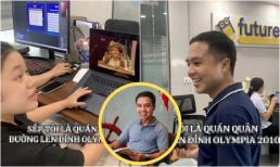 Nữ nhân viên 'sốc' nặng khi phát hiện sếp mình chính là Quán quân Olympia: Quả này đố dám cãi lại!