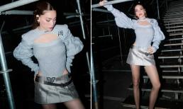 Diện áo khoét eo khoe chân dài miên man, Hồ Ngọc Hà khiến ai cũng phải trầm trồ