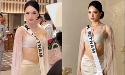 Hương Giang diện trang phục táo bạo, thu hút sự chú ý tại Miss Universe