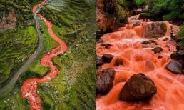 Dòng sông đặc biệt chuyển màu đỏ như máu mỗi khi mùa đông đến, trùng tên với một con sông nổi tiếng của Việt Nam