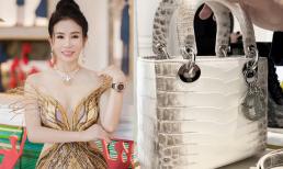 Mailisa mua túi Dior da cá sấu 'bạch tạng' hàng fake?