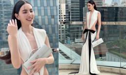 Hậu đám cưới, 'Ma nữ đẹp nhất Thái Lan' Mai Davika diện váy khoét sâu táo bạo