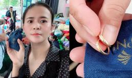 Người phụ nữ ở Đà Nẵng nhặt được túi vàng có cả nhẫn cưới trong đồ cứu trợ, tất bật tìm chủ để trả lại 