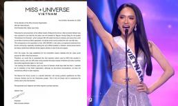 Chủ tịch Miss Universe Vietnam gửi công văn khiếu nại vì Hương Giang mất giải