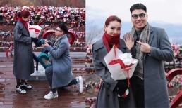 MC Mù Tạt được cựu tuyển thủ quốc gia Đức Huy quỳ gối cầu hôn ở Hàn Quốc