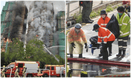 Xót xa cảnh hàng trăm thi thể được đưa ra khỏi chung cư cháy rụi ở Hong Kong, kết thúc công tác tìm kiếm người sống sót