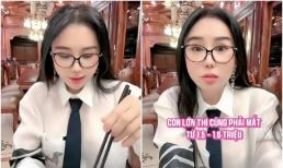 Món ăn sáng gần 10 triệu của bà chủ chuỗi thẩm mỹ Mailisa