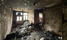 Cận cảnh bên trong căn hộ chung cư bị lửa thiêu rụi ở Hong Kong