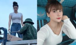 Danh tính cô gái bốc vác lái xe tải 30 tấn hỗ trợ miền Trung, dân tình hết lời khen tấm lòng và vóc dáng quyến rũ