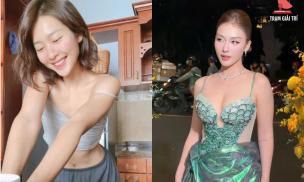 Khả Ngân khoe sắc trong thiết kế cúp ngực, tái xuất đầy tự tin sau biến cố sức khỏe