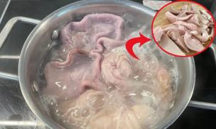 Luộc theo công thức này, dạ dày lợn giòn trắng, thơm ngon, không bị hôi, dai