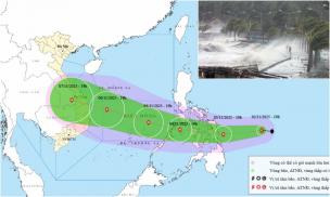 Siêu bão Kalmaegi tiến vào Biển Đông, dự báo trở thành bão số 13 đạt cấp 14, tấn công dồn dập vào Trung Bộ