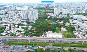 Cận cảnh vị trí đường vành đai 2 đoạn Võ Nguyên Giáp - Phạm Văn Đồng sắp khởi công