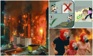 Làm thế nào để thoát khỏi đám cháy nhà cao tầng?