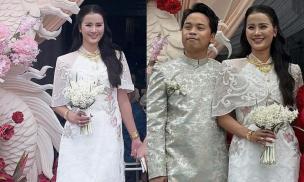 Á hậu Hương Ly bí mật tổ chức lễ ăn hỏi, chồng doanh nhân lần đầu lộ rõ mặt