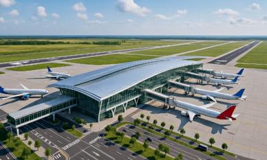 Sân bay mới toanh trị giá 15.000 tỷ đồng, cách Nội Bài chỉ 80km, rộng 720ha, đón 10 triệu hành khách