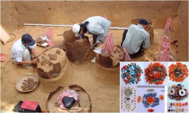 Bí ẩn bộ sưu tập trang sức vàng ngàn năm trong mộ táng ở Quảng Nam 