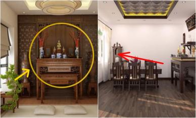 3 vị trí 'đại kỵ' tuyệt đối không nên đặt bàn thờ, tránh hao tổn tài vận, bệnh tật triền miên