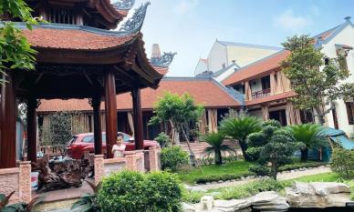 Biệt phủ bằng gỗ quý rộng 1.000m2 ở Bắc Ninh, đẹp 'mê ly' không hề thua kém resort 5 sao