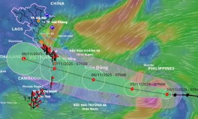 'Siêu' bão Kalmaegi cực mạnh sắp đổ bộ trực tiếp vào Việt Nam, 8 tỉnh được lệnh ứng phó khẩn cấp