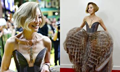 Dương Tử Quỳnh diện váy 'dạ dày bò' gây xôn xao thảm đỏ