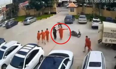 Tù nhân người Việt liều lĩnh nhận súng từ đồng phạm nữ bỏ trốn tại tòa án Campuchia 
