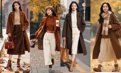 Áo khoác nâu là biểu tượng của phong cách mùa đông; 3 mẹo tạo kiểu này sẽ giúp bạn trông thật sang trọng một cách dễ dàng