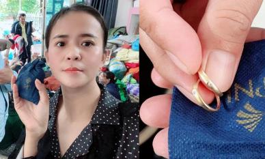 Người phụ nữ ở Đà Nẵng nhặt được túi vàng có cả nhẫn cưới trong đồ cứu trợ, tất bật tìm chủ để trả lại 