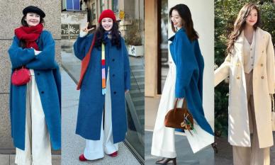 Một loại áo khoác gần đây trở nên phổ biến được gọi là 'áo khoác màu trẻ trung' - kiểu áo này vừa thời trang, vừa tôn dáng, tinh tế và rất ấm áp