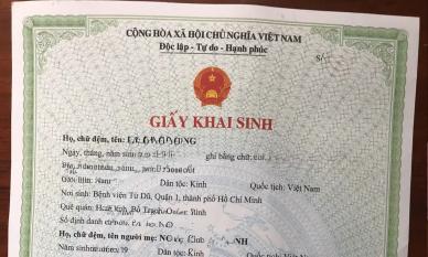 Địa chỉ cư trú trên giấy khai sinh bị sai có cần chỉnh sửa không?