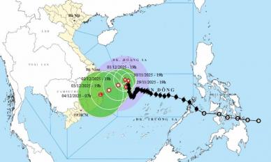 Dự báo thời tiết hôm nay ngày 30/11: Bão số 15 suy yếu, miền Bắc rét đậm
