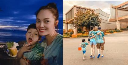 Dương Cẩm Lynh diện áo đôi, tình tứ bên bạn trai giấu mặt khi đi Phú Quốc?