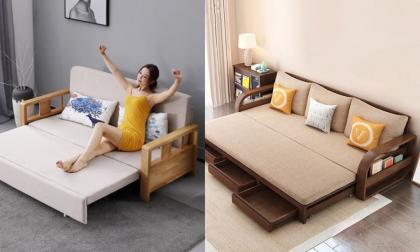 6 ưu điểm của sofa giường gỗ thông minh mà bạn nên biết
