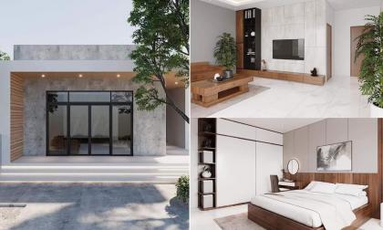 Mẫu nhà cấp bốn bên ngoài đơn giản bên trong không tầm thường