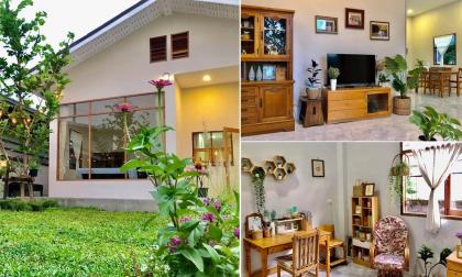 Thiết kế nhà cấp bốn với sân vườn, 'thềm nhà có hoa', ai cũng muốn dọn ngay đến ở 