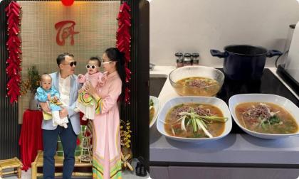 Shark Bình trổ tài bếp núc, Phương Oanh nói một câu hiểu chồng đảm