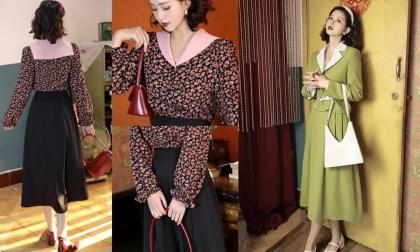 Năm nay, một cách mặc bỗng trở nên phổ biến vào mùa xuân được gọi là: áo + váy, vừa retro vừa thời trang