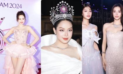 Dàn Hoa - Á hậu đình đám đọ sắc trên thảm đỏ chung kết Hoa hậu Việt Nam 2025