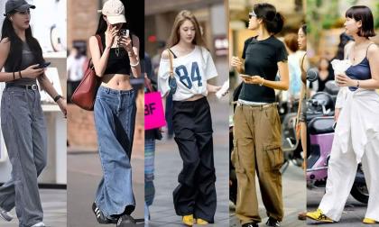 Giày loafer không còn thịnh hành! Khắp phố phường đều là 'quần ống rộng + giày derby'