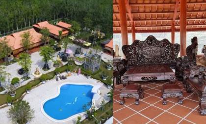 Siêu biệt phủ 15 héc-ta ở Bình Dương là kho chứa hàng chục loại gỗ quý, mỗi tháng chi 2 tỷ đồng tiền thuê người chăm sóc vườn