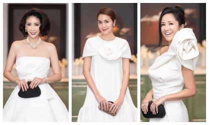 Dàn mĩ nhân đọ nhan sắc nữ thần trong tiệc kỉ niệm 25 năm ngày cưới của 'Nữ hoàng ảnh lịch' Diễm My