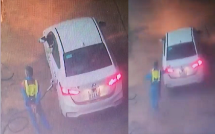 Cộng đồng mạng bức xúc tài xế xe ô tô quỵt xăng rồi bỏ chạy