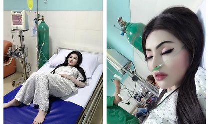 Đang nằm viện, gái xinh vẫn make up 'sương sương' khiến ai nấy đều 'hết hồn chim én'