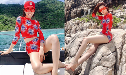 Thúy Ngân 'Gạo nếp gạo tẻ' lại phô diễn đường cong nóng bỏng ở tuổi xấp xỉ 30