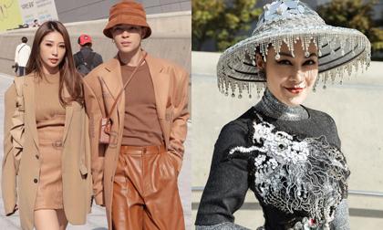 Khổng Tú Quỳnh, Kelbin Lei diện đồ hợp tông, Hoa hậu Tuyết Nga gây choáng khi đem Quốc phục phá cách đến Seoul