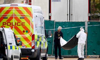 Đại sứ Anh tại Việt Nam gửi lời chia buồn tới gia đình của những nạn nhân vụ 39 thi thể trong thùng container