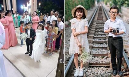 Đám cưới của cặp đôi tí hon có ngoại hình như học sinh tiểu học gây sốt mạng xã hội