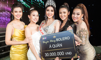 Băng Khuê đoạt giải Á quân Duyên dáng Bolero 2019
